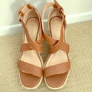 Never worn! Alex & Alex.  Rope wedge sandal